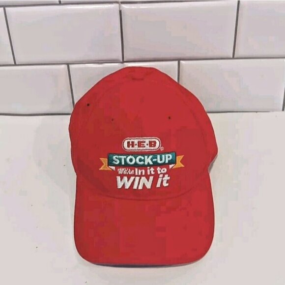 H.E.B. Grocery HEB Stock Up We're in It To Win It Cap Strap back Hat - Picture 7 of 10